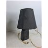 Image 4 : (2) Black Lamps - One Powers On, H 14" - PICK UP ONLY