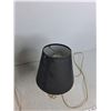Image 5 : (2) Black Lamps - One Powers On, H 14" - PICK UP ONLY