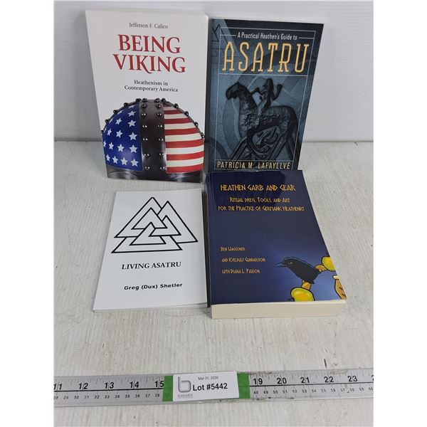 (4) Various Books- Being Viking, Asatru