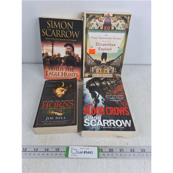 (4) Various Books - Horns, The Blood Crows