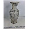 Image 1 : Chinese-Style Decorative Ceramic Vase- H 14" - Pick Up Preferred