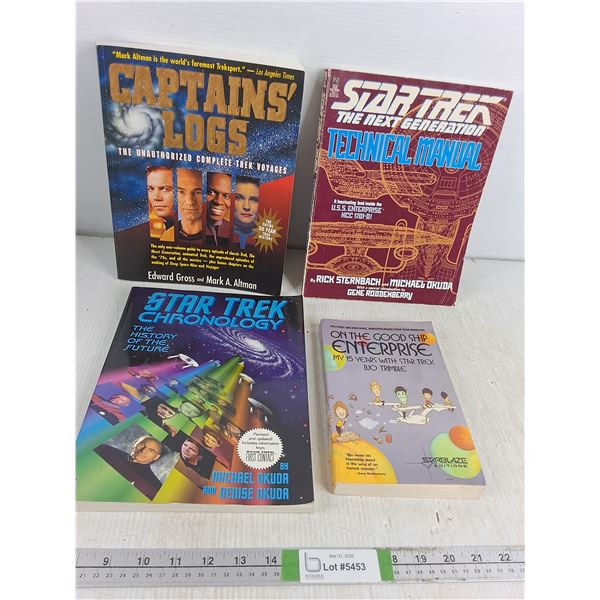 (4) Assorted Books - Star Trek