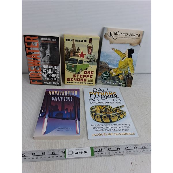 (5) Assorted Books - Mockingbird, Ball Pythons as Pets