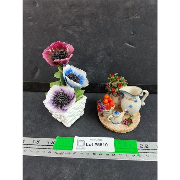 Hand Made Radnor Bone China Flower Sculpture & Ceramic Sculpture