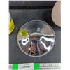Image 6 : (2) Ceramic Handmade Vases, Metal Serving Plate