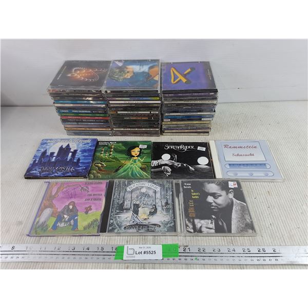 Assorted CDs - Trans Siberian Orchestra, Andrea Menard, The 20 Greatest Christmas Songs, Misc