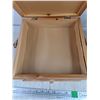 Image 3 : Vintage Sewing Box 10" x 10" x 5", Wooden Bird House