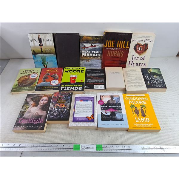 Assorted Books - Rachel Hawkins, Christopher Moore, Jennifer Hillier, Misc
