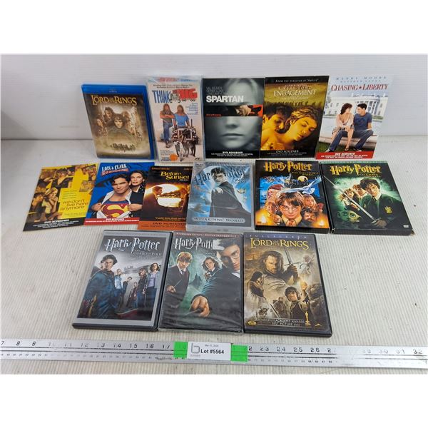 DVD, Blu Ray & VHS Movies - Harry Potter, Chasing Liberty, The Lord of the Rings, Misc