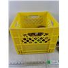 Image 2 : Assorted Painted Rocks & Milk Crate 11" x 13" x 11" - PICK UP