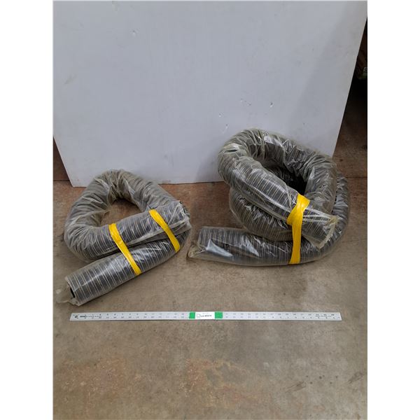 * 4" Hose Air Duct (1) 71" (1) 131" - As Is - Cannot Ship