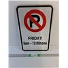 Image 1 : No Parking Sign - Reflective (18" x 12")