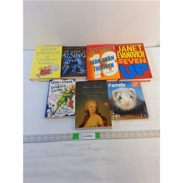 Assorted Books  - The Dark Is Rising,  Seven Up, Ferrets, Misc.