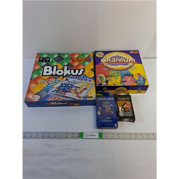 (2) Board Games (1) Blokus (1) Cranium / Misc.