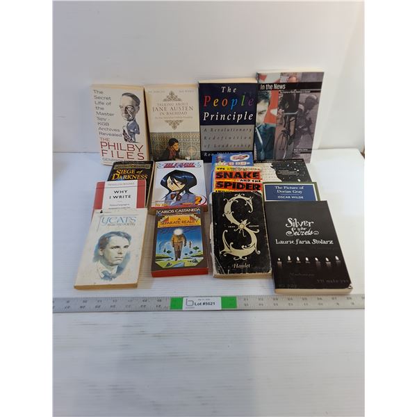 Assorted Books  - Fiction / Anime / Text  / Misc.