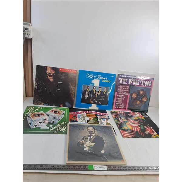 (7) Records- Joe Cocker, Stereo, The 4 Tops, Dr. Hook, Misc