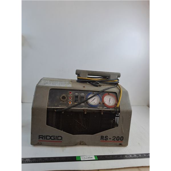 Ridgid Model RS-200 Refrigerant Recovery Unit 20"x13"x12" ( as is) - CANNOT SHIP