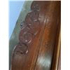 Image 3 : Pre-1940 Oak Bed Frame - 5' High Head x 55" Width x 71" Length Rails - Cannot Ship