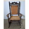 Image 1 : Pre-1930's Brumby Rocking Chair - 30" Wide x 47" High Back - Cannot Ship