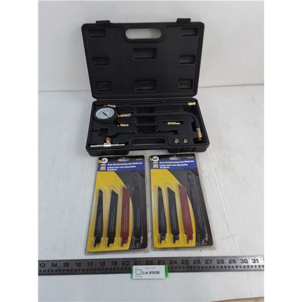 New Items (Air Pressure Kit, 10-Piece Reciprocating Saw Blade Sets)