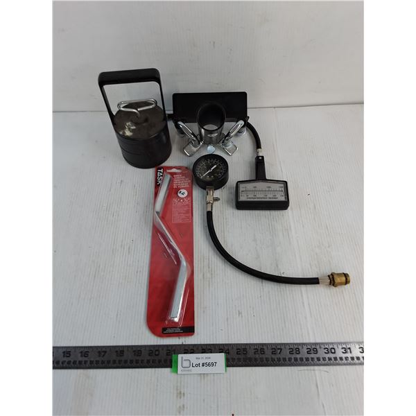 New Assorted Hardware (Compression Testers, Brackets, Brick Jointer)