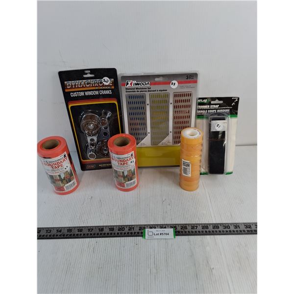 NIB (Window Cranks, Whetstone Set, Strap, Boundary & Teflon Tape)