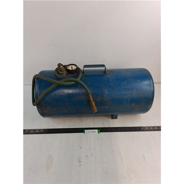 Portable Air Tank - Untested, As is - 23" Long x 10" Diameter - Cannot Ship