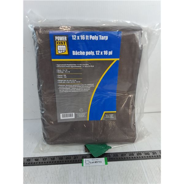 NIB Power Fist 12' x 16' Poly Tarp