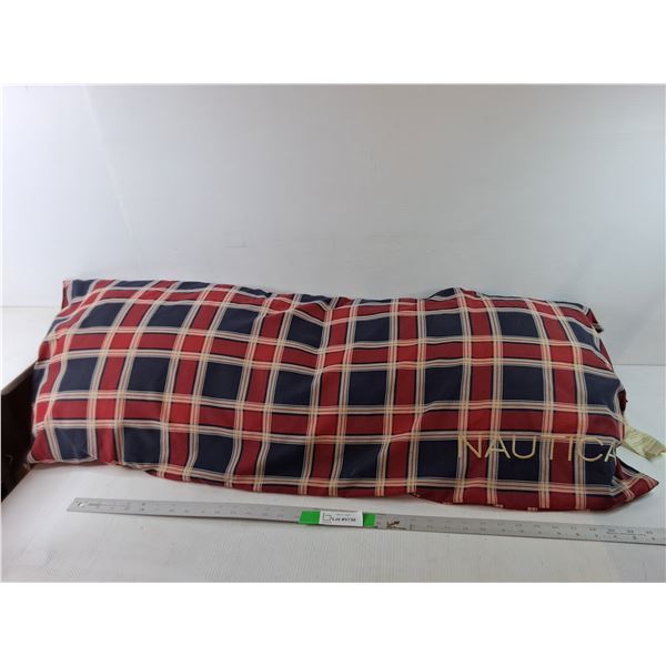 Nautica Body Pillow Approx. 41" x 17"- PICK UP ONLY