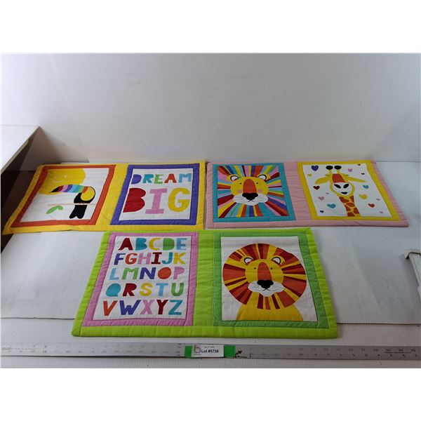 Safari Animal Alphabet Panels 23" x 12"- Pickup Preferred
