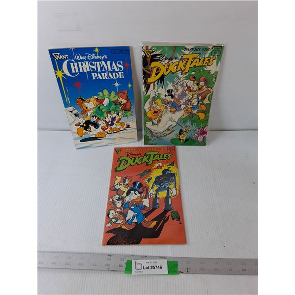 (3) Walt Disney Comics- Duck Tales & Christmas Parade
