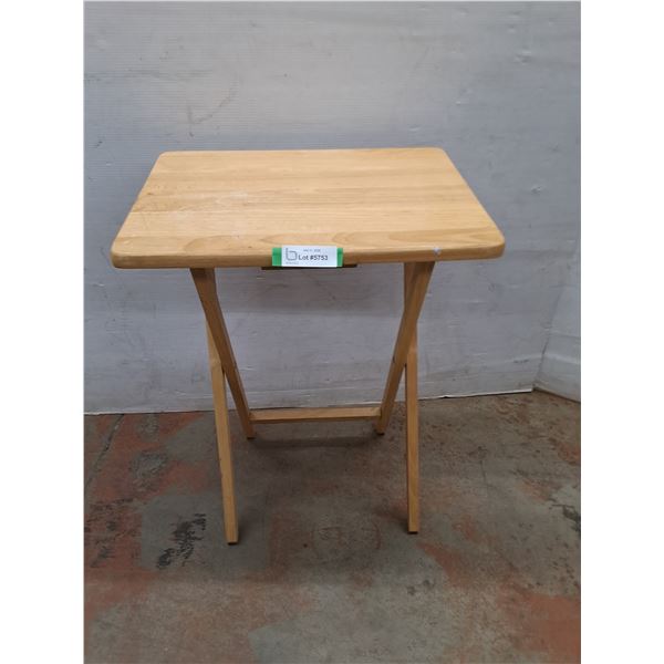 * Wooden TV Tray - 19x14.5x26" - Pickup Only