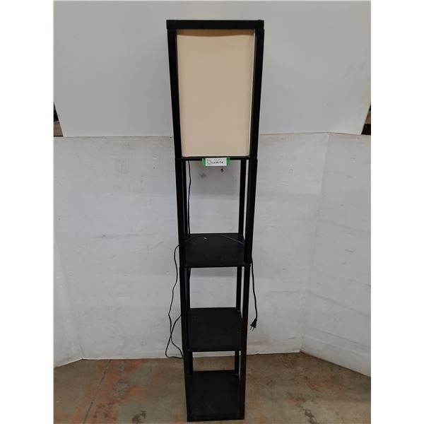* Floor Lamp/Shelf Unit - 62.5x10x10" - Tested - Pickup Only