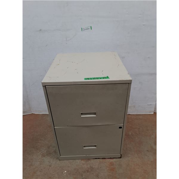 * Metal 2-Drawer File Cabinet - Lock Removed - PICK UP ONLY