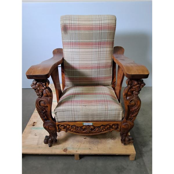 'Circa 1914' Reclining Morris Arm Chair - 31x30x29" - 14" Higher Back - PU Only