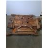Image 1 : 'Circa 1870' 5-Piece Unassembled Ornate Oak Double Size Bed Frame from PEI - PU Only