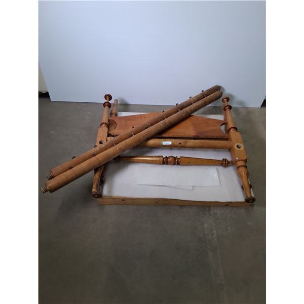 'Circa 1860' 4-Piece Unassembled Single Size Rope Bed - PU Only