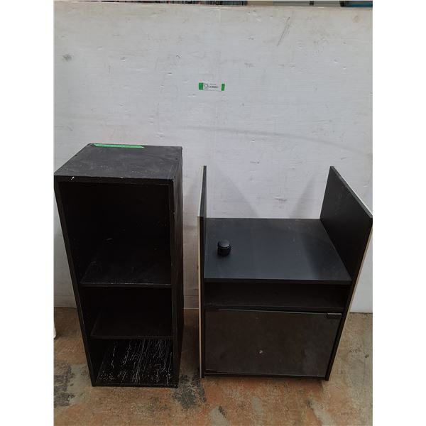 *Storage shelf and a Rolling Side Table. Cannot Ship