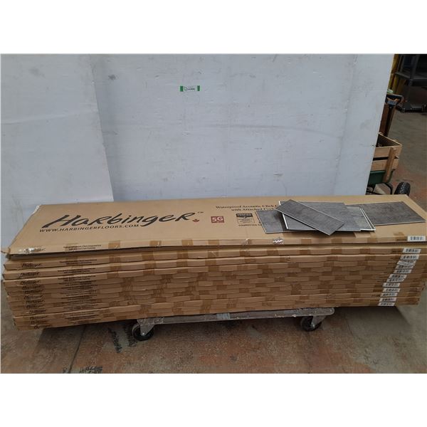 *(13) Boxes Of Waterproof Acoustic Click Composite Core Flooring. Cannot Ship