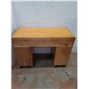 Image 4 : *Wooden Desk with Drawers and 30" x 28" Mirror - Cannot Ship