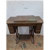 Image 1 : * Vintage Singer Wooden Treadle Sewing Machine, Measurementsin Pics,. Cannot Ship