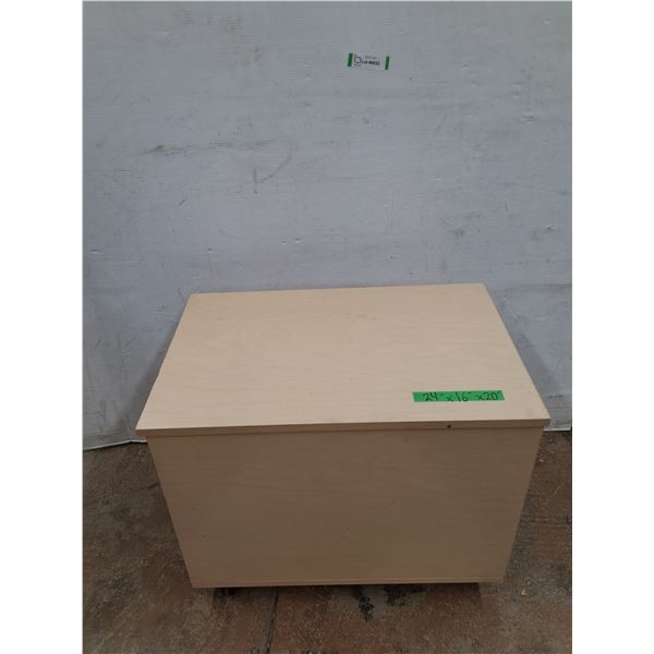 *Mobil Wooden Filing Cabinet. Cannot Ship