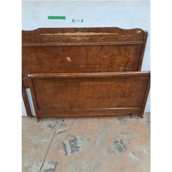 *Vintage Headboard and Foot board. Cannot Ship