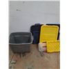 Image 1 : *Storage Tote With Lid, Extra Lids. Cannot Ship