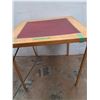 Image 4 : *Vintage Square Folding Card Table. Cannot Ship