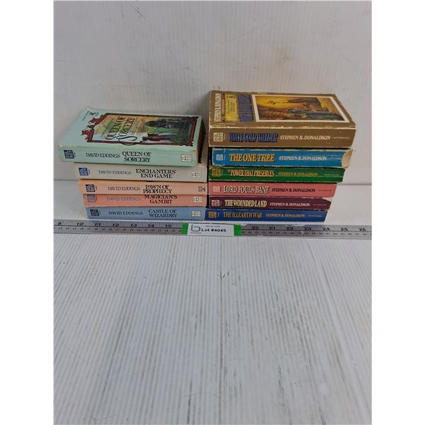 (6) Stephen Donaldson Novels and (5) David Eddings Novels-Fantasy Paperbacks