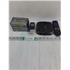Image 1 : ROKU Streaming TV Box with Remote-untested-as is,Sony Digital Voice Recorder-untested and (4) New Bl