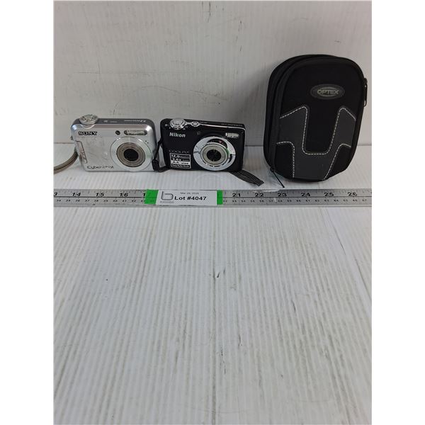 (2) Digital Cameras-Sony and Nikon-untested-as is