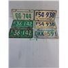 Image 1 : (6) Saskatchewan License Plates- (2) Pairs-1965,1976
