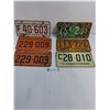 Image 1 : (6) Saskatchewan License Plates Featuring a Pair of 1963